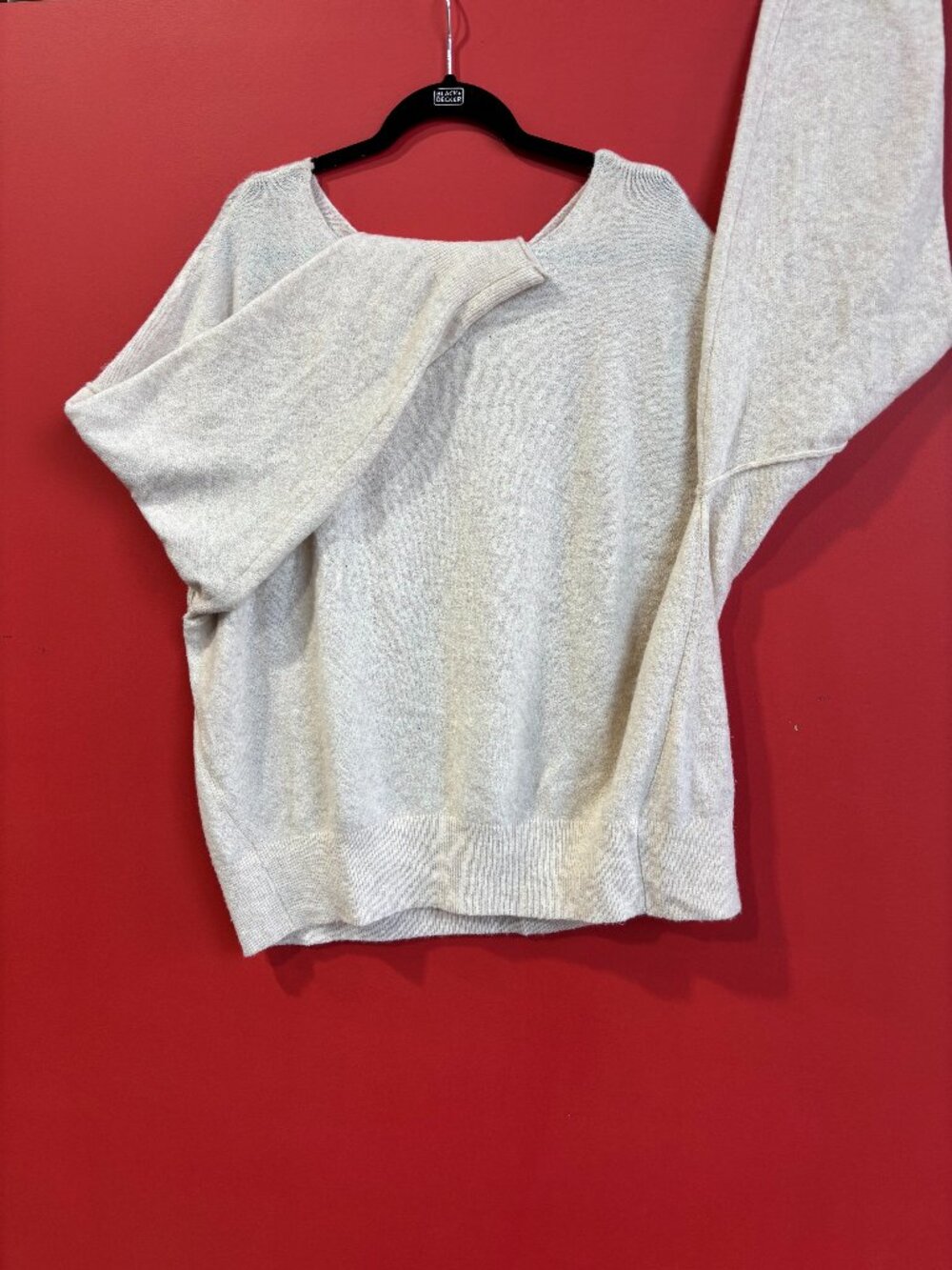 Very soft fall/winter sweater...from Anthropologie, size XL, Cream coloured